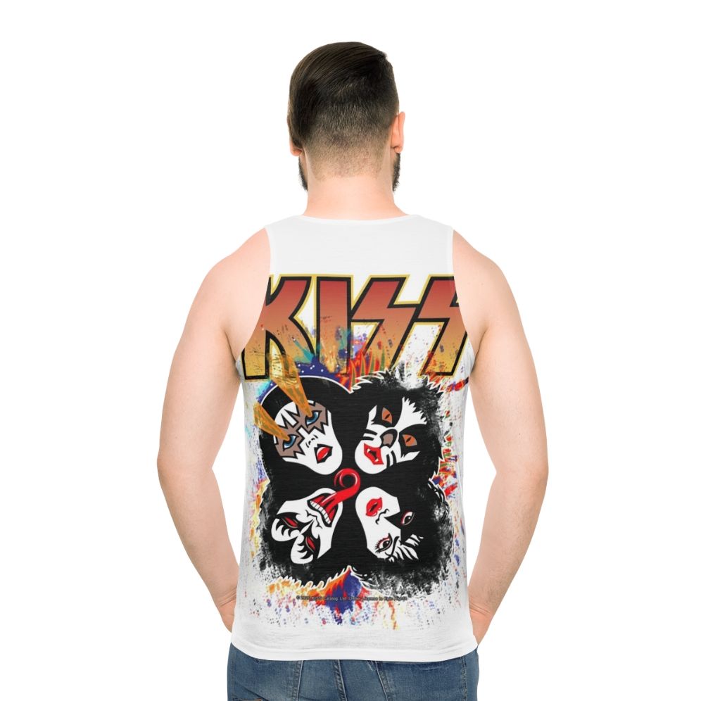 Kiss the Band Rock and Roll Logo Unisex Tank Top