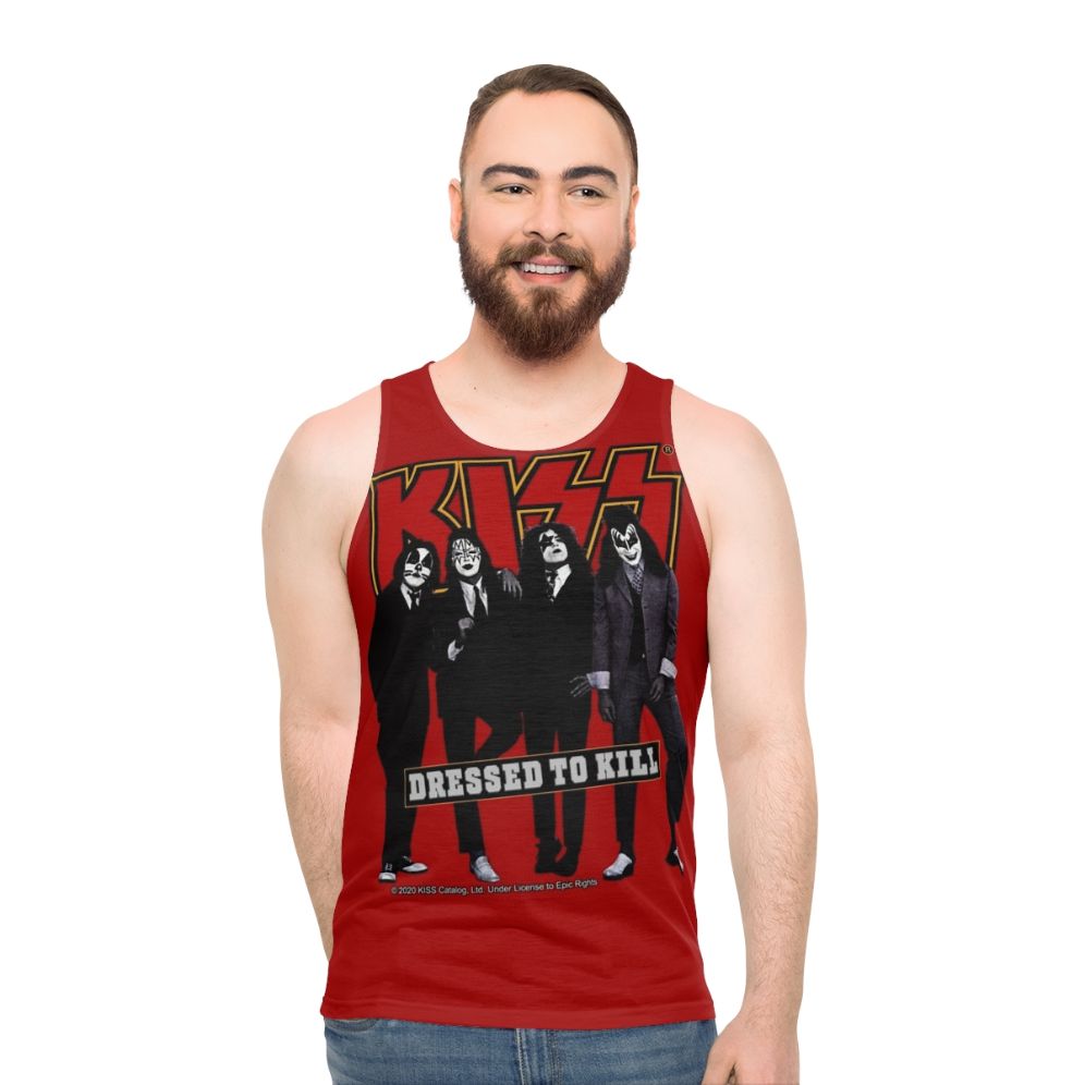 Unisex Kiss the Band "Dressed to Kill" Tank Top