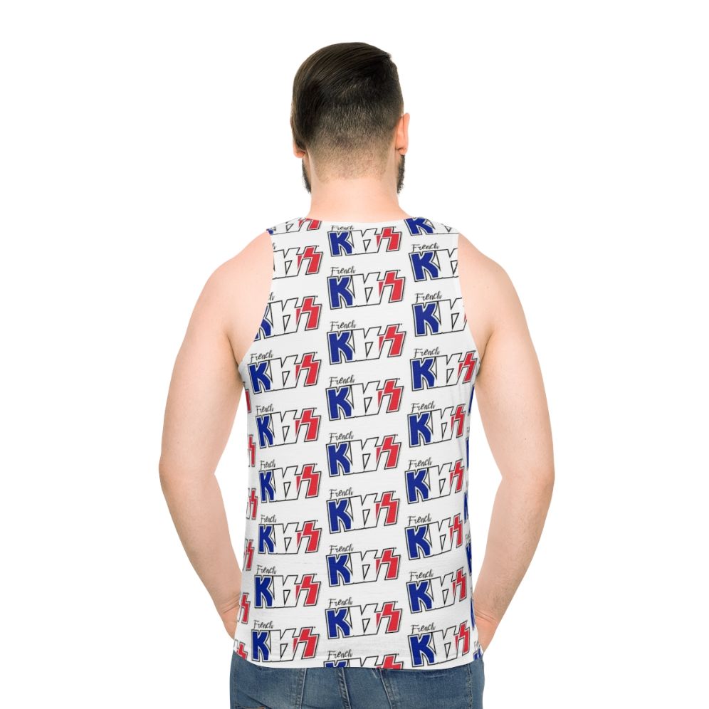 Kiss the Band French Kiss Logo Unisex Tank Top