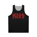 Kiss the band logo unisex tank top