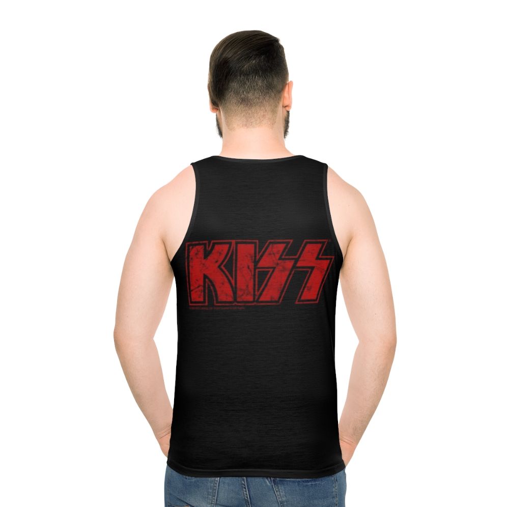 Kiss the band logo unisex tank top