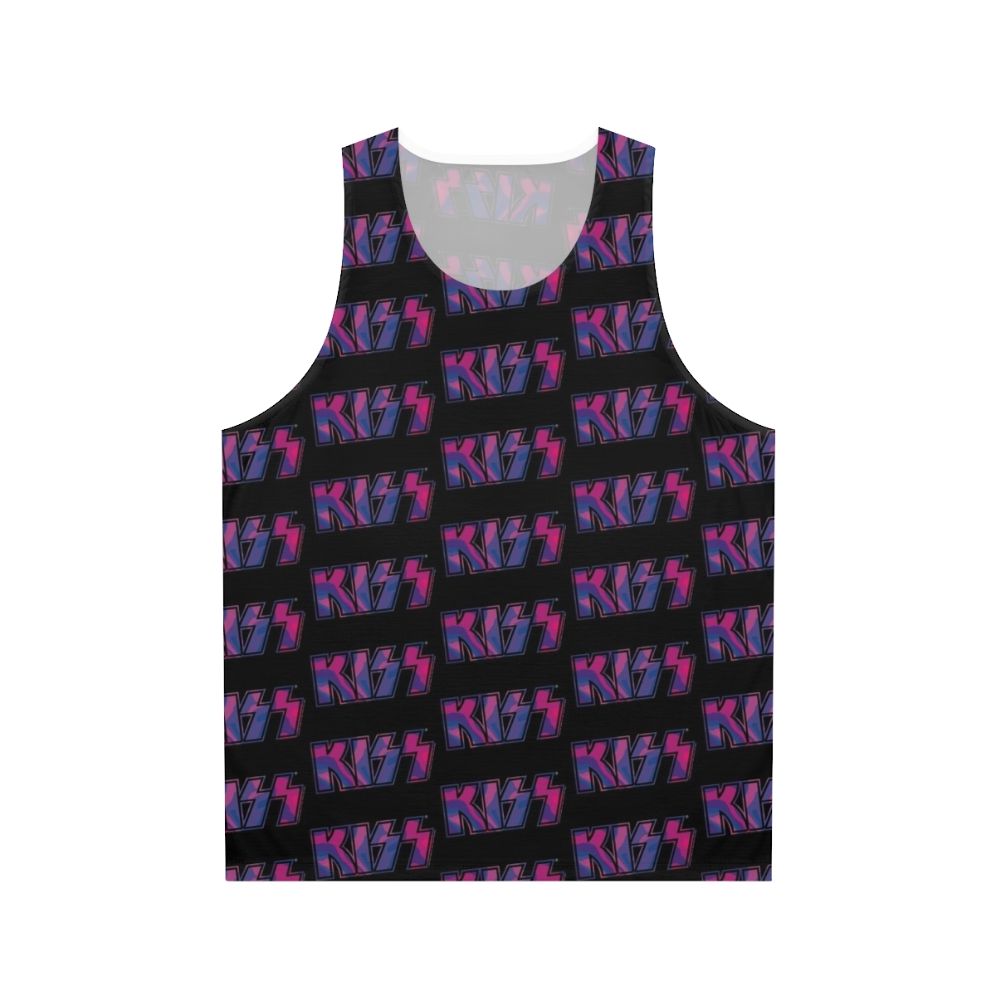 Kiss The Band Pink Purple Tie Dye Unisex Tank Top