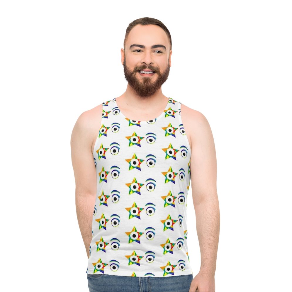 Kiss the Band Rainbow Tie Dye Unisex Tank Top