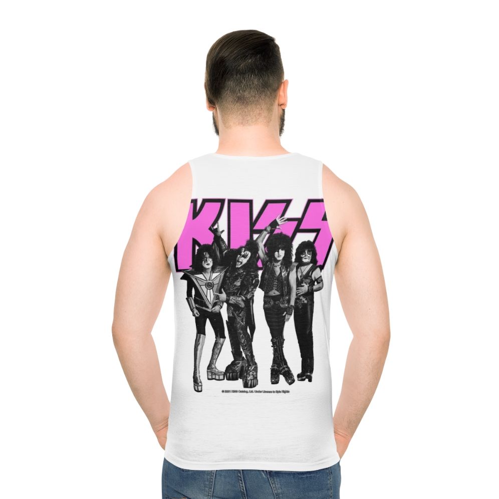 Kiss The Band Pink & Black Unisex Tank Top