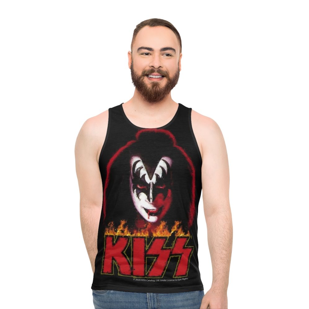 Kiss The Demon Retro Unisex Tank Top