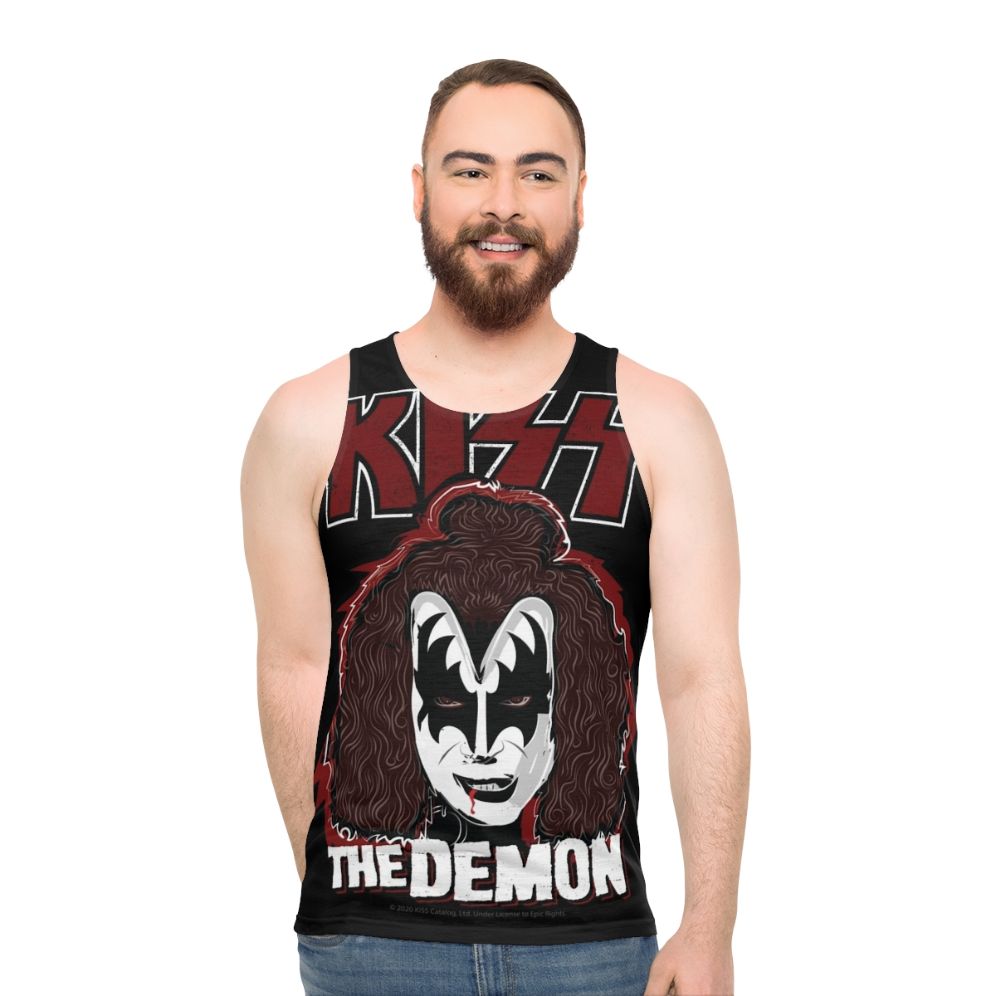 Kiss rock band unisex tank top