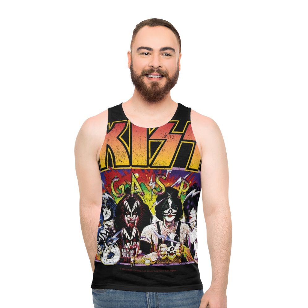 Kiss Unmasked Poster Art Unisex Tank Top