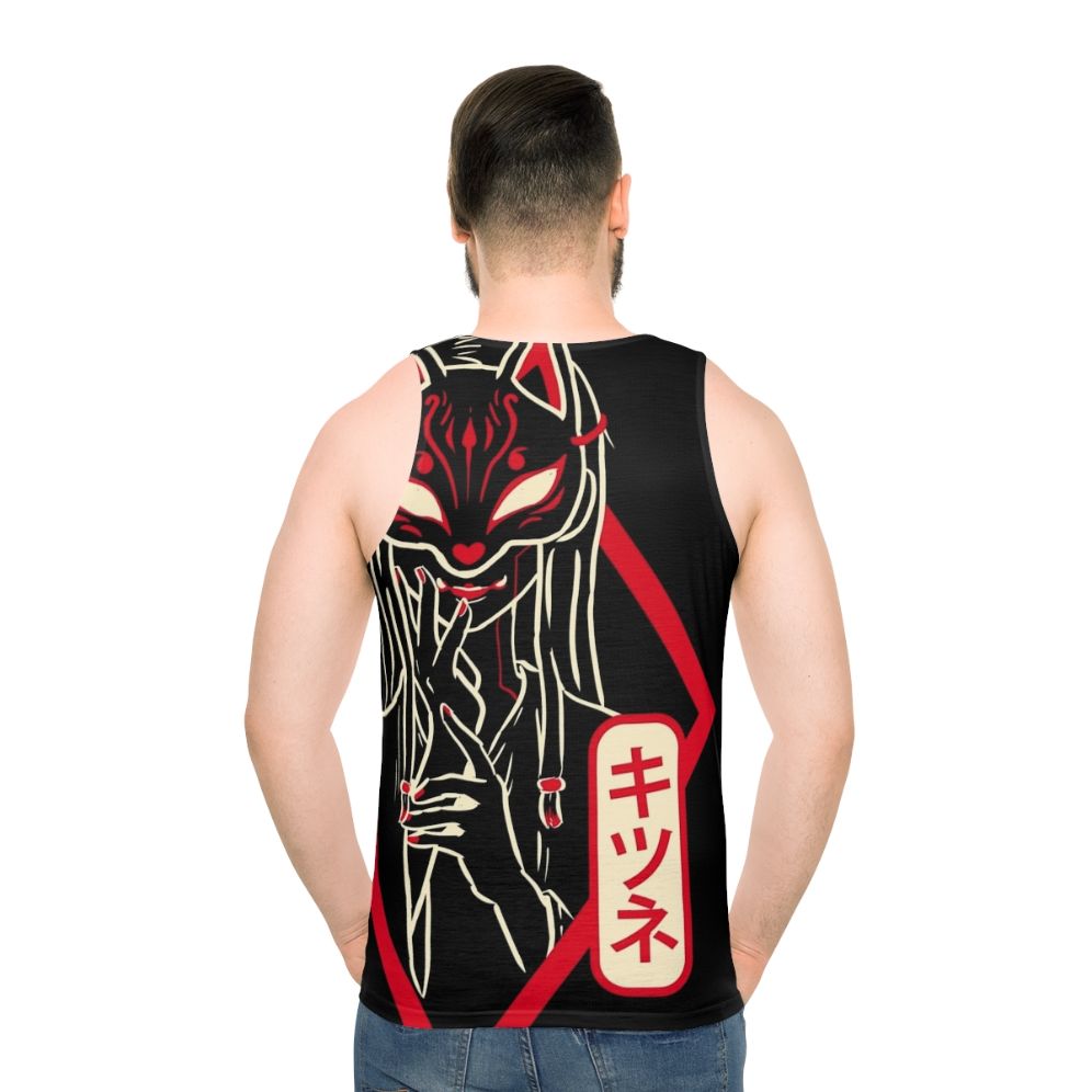 Kitsune red fox unisex tank top