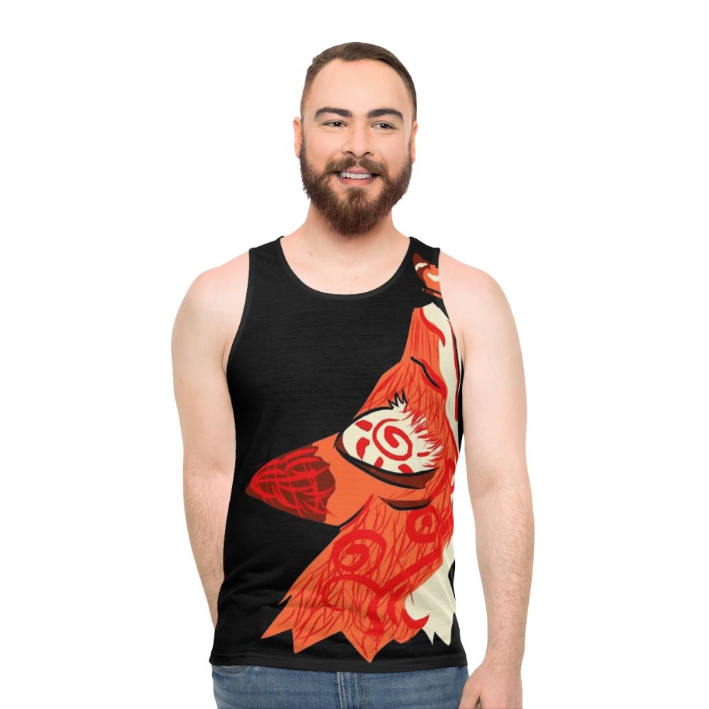 Kitsune spirit fox unisex tank top