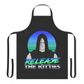 A kitty-themed apron featuring characters from the animated series Metalocalypse
