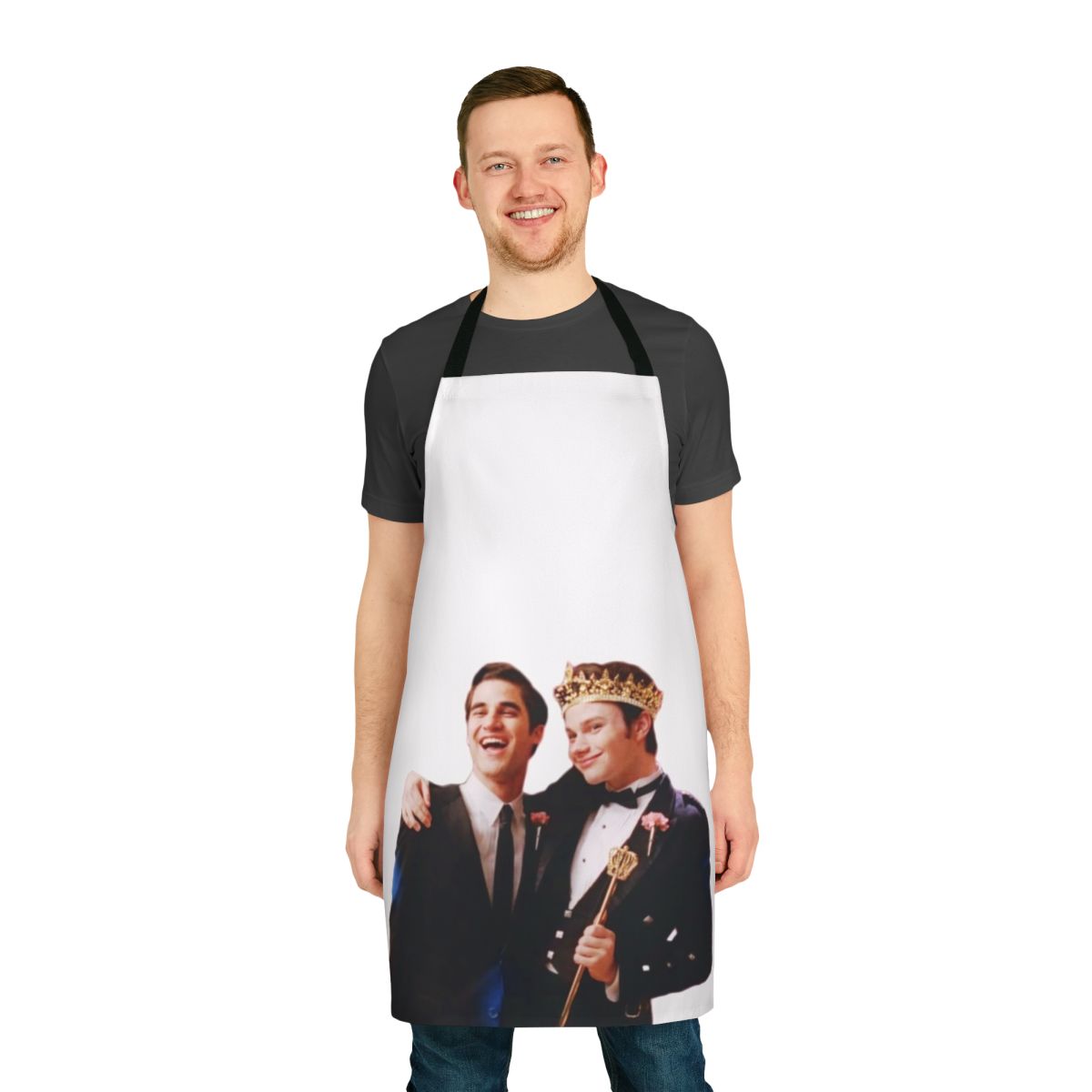 Klaine Prom Apron featuring Darren Criss and Chris Colfer from Glee