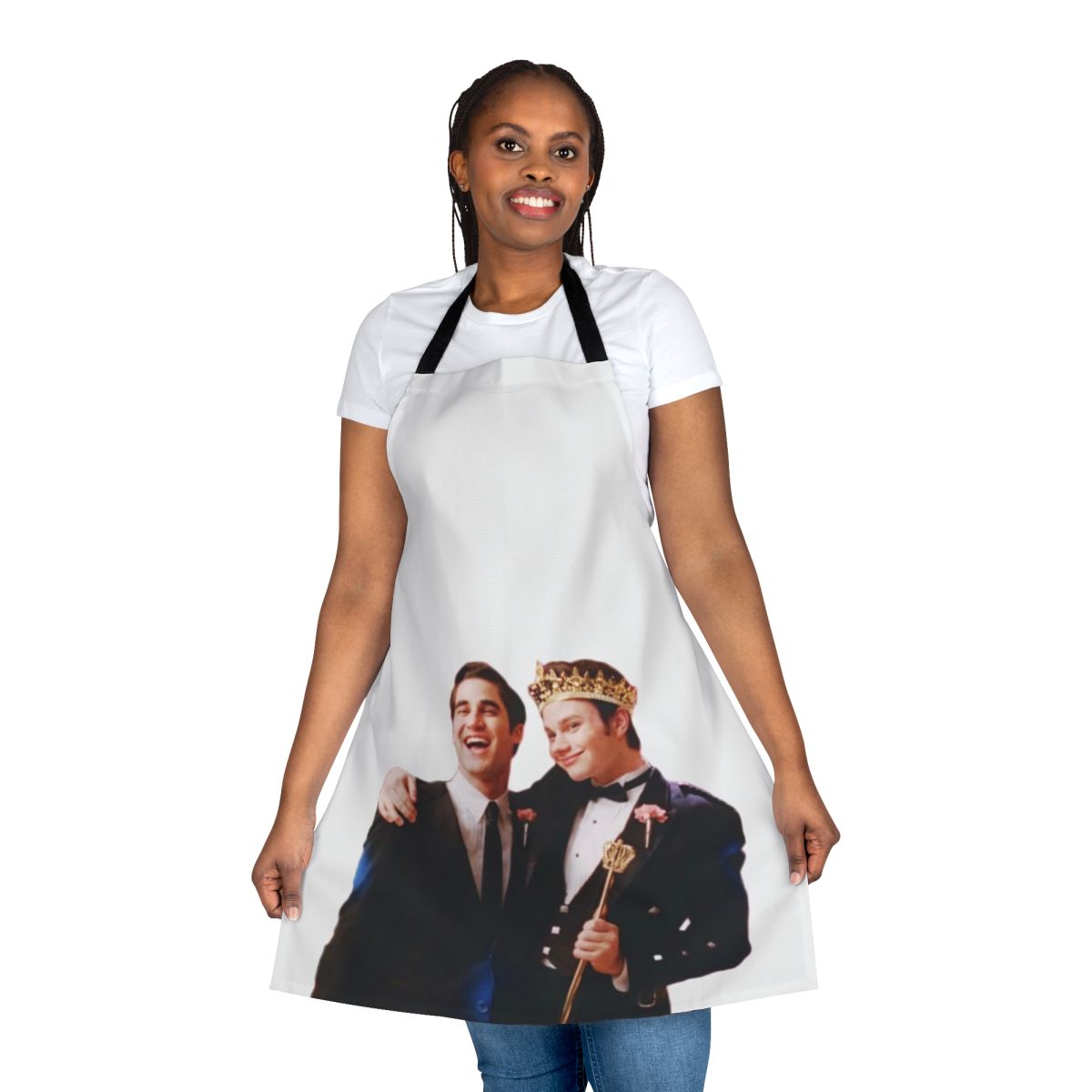 Klaine Prom Apron featuring Darren Criss and Chris Colfer from Glee