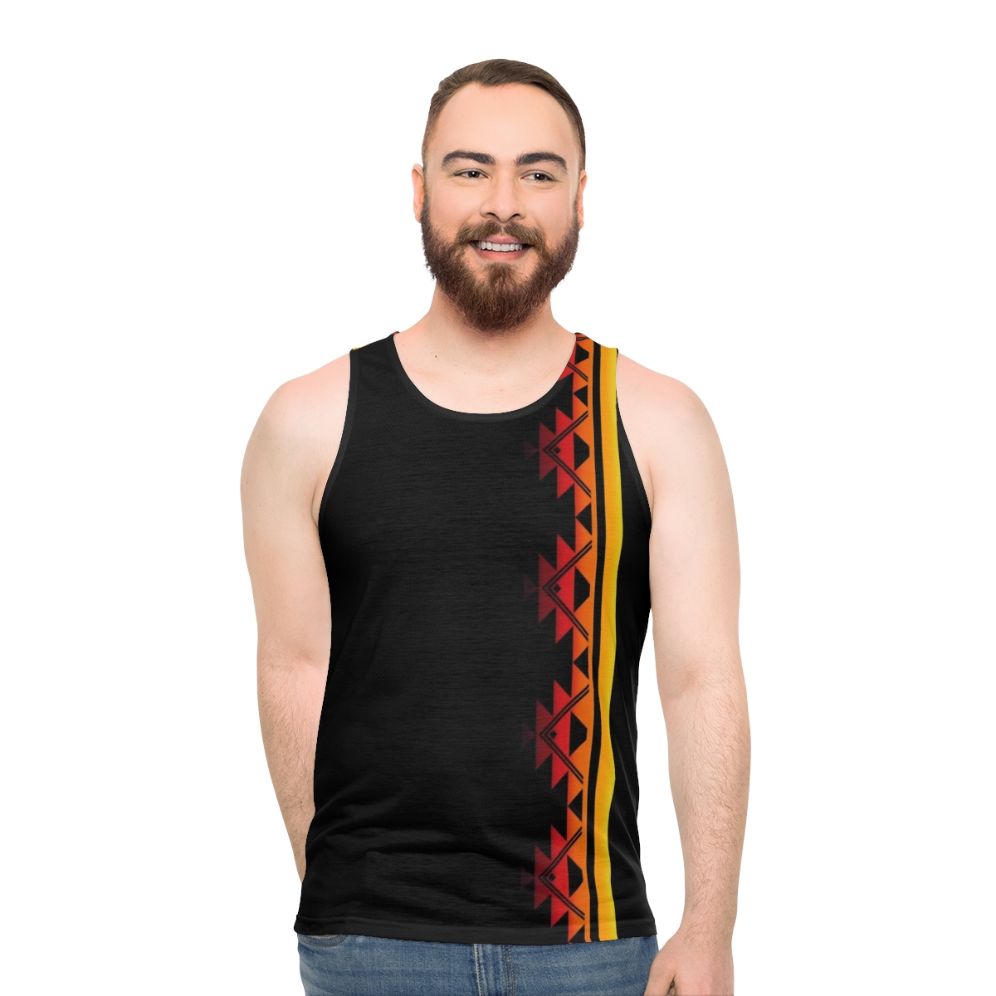 Klamath Tribes Sunset Mountain Unisex Tank Top