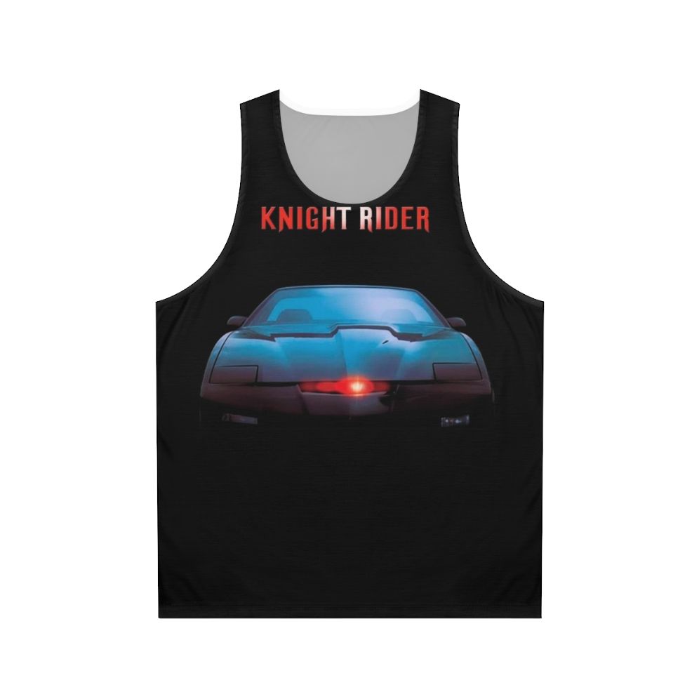 Knight Rider Unisex Tank Top with Retro Car Graphics