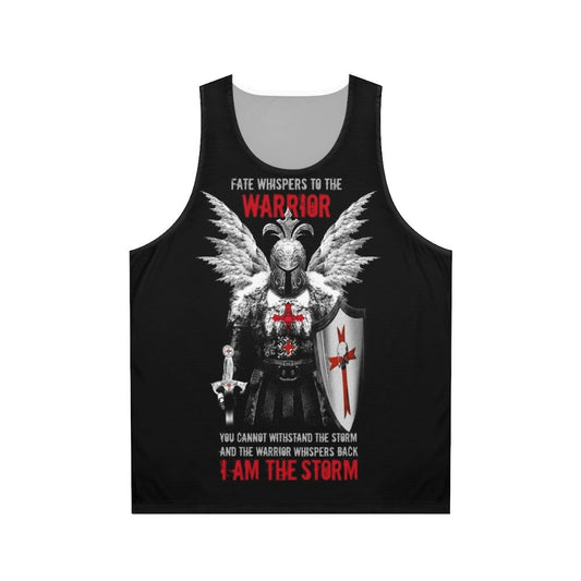 Knights Templar Crusader Warrior Unisex Tank Top
