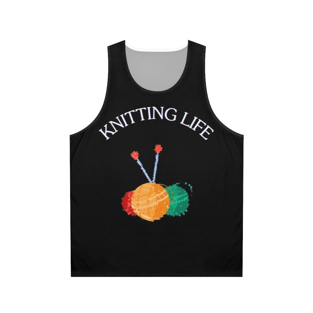 Knitted unisex tank top