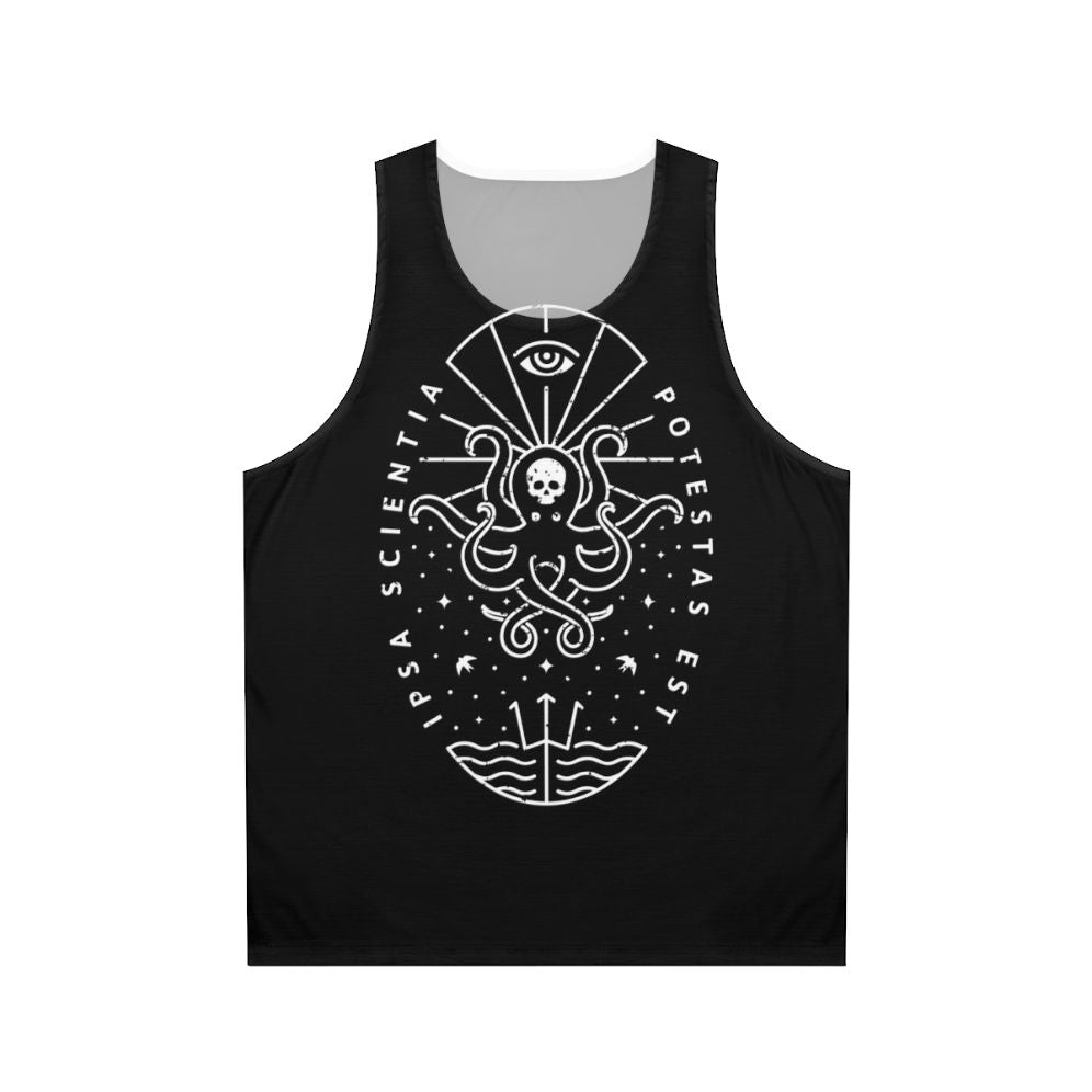 Knowledge Skull Unisex Tank Top