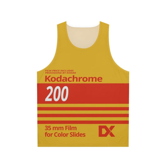 Kodachrome retro 35mm film unisex tank top