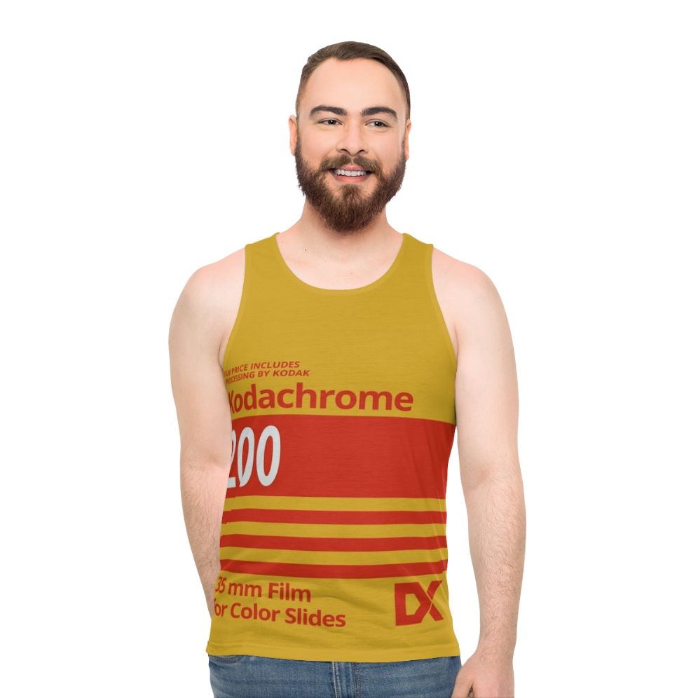 Kodachrome retro 35mm film unisex tank top