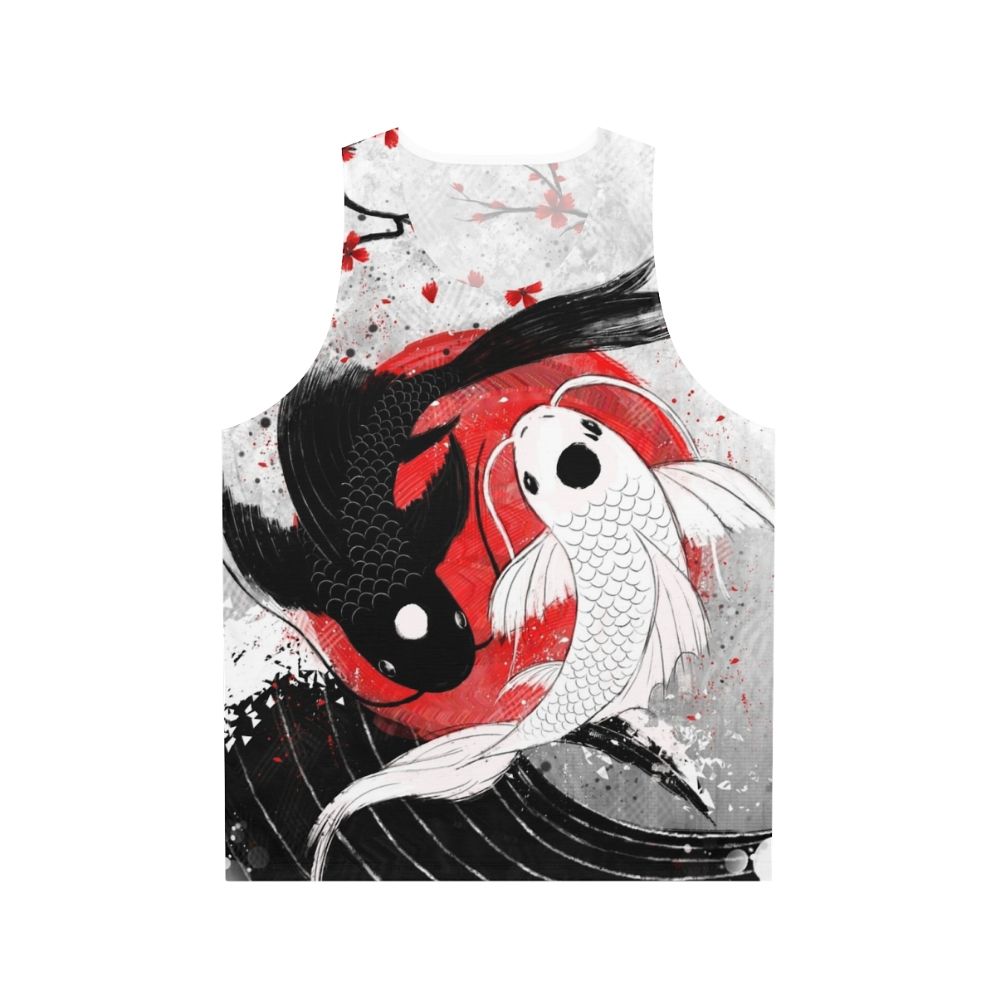 Koi Fish Yin Yang Unisex Tank Top