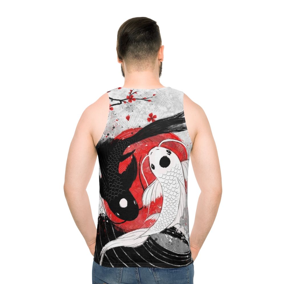 Koi Fish Yin Yang Unisex Tank Top