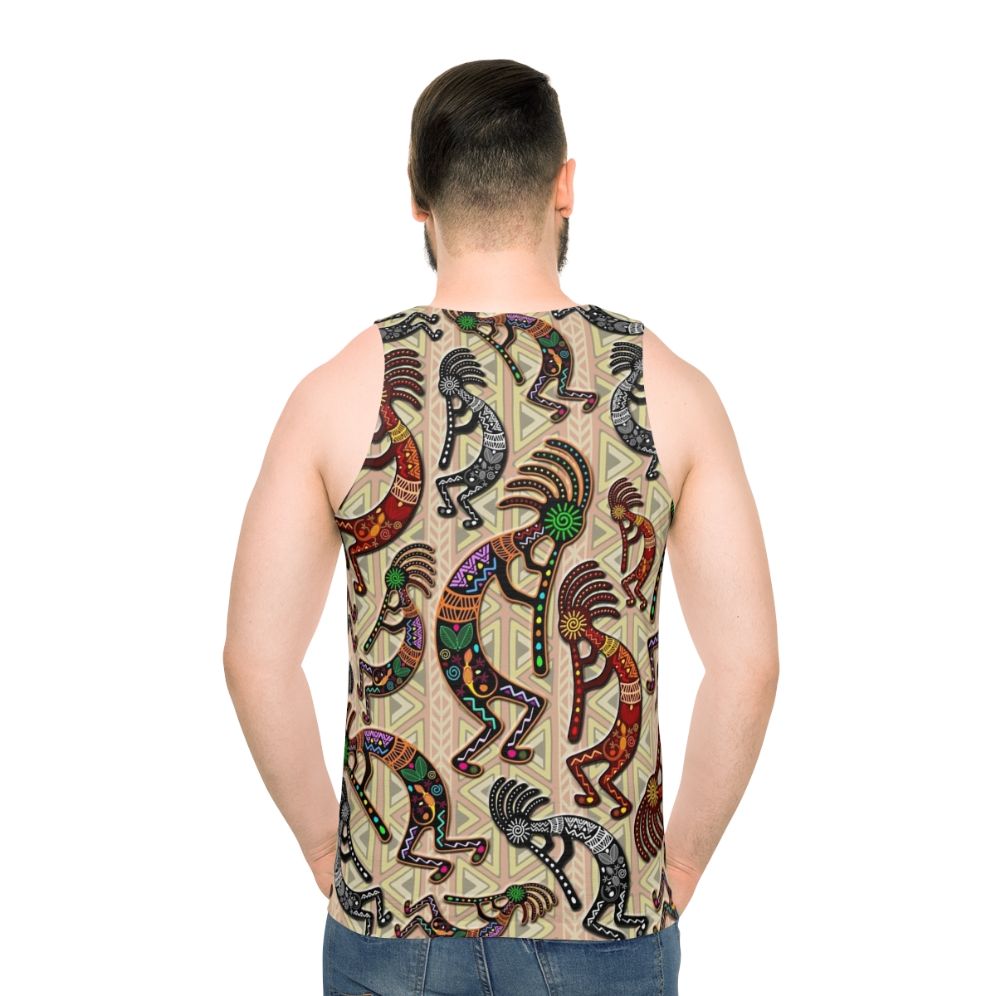 Kokopelli tribal pattern unisex tank top