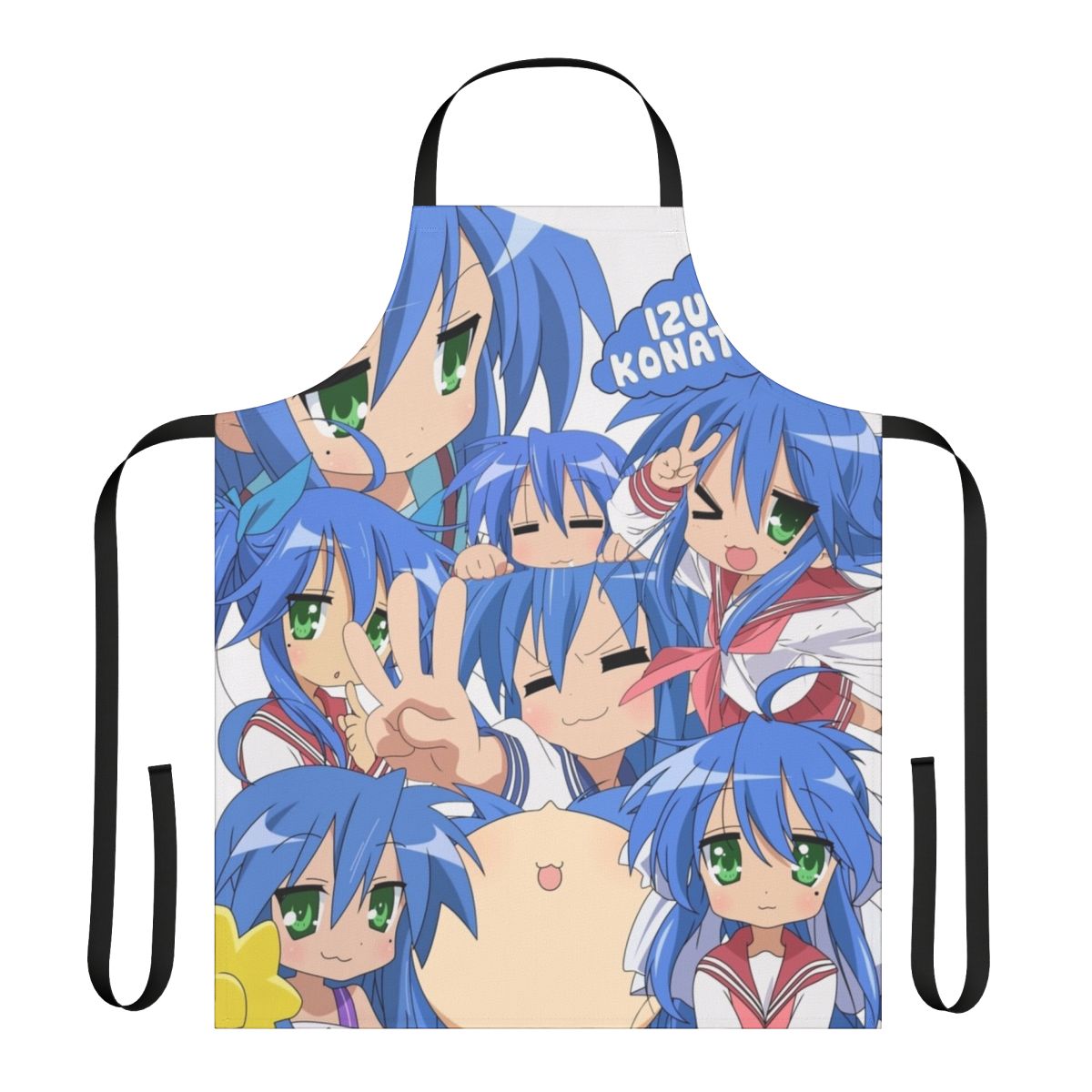 Apron featuring an illustration of Konata Izumi from the anime series Lucky Star