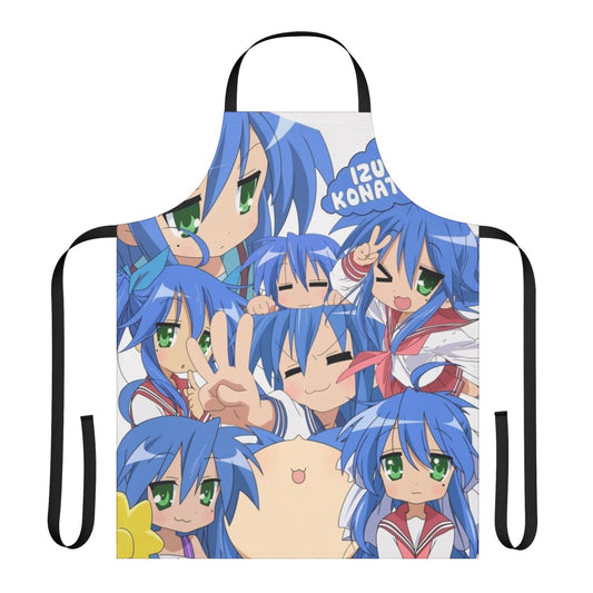 Apron featuring an illustration of Konata Izumi from the anime series Lucky Star