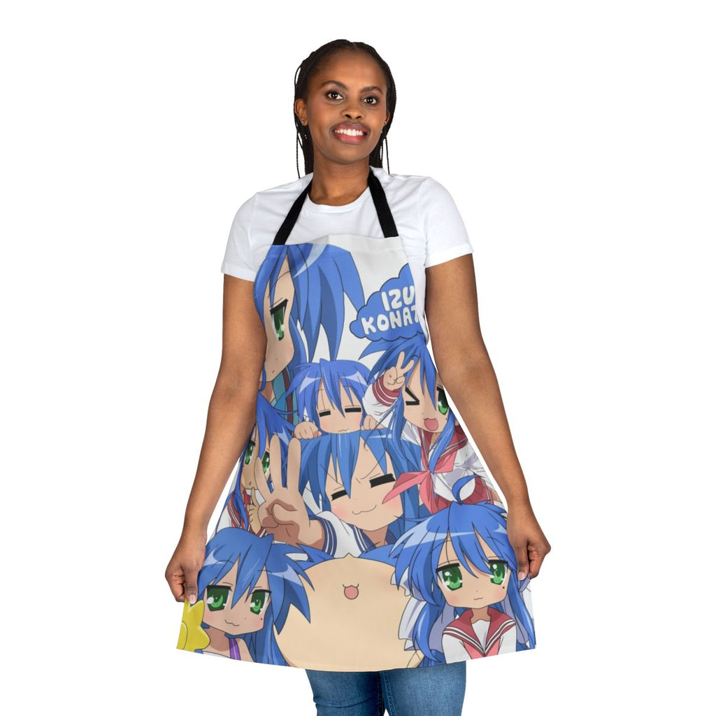 Apron featuring an illustration of Konata Izumi from the anime series Lucky Star