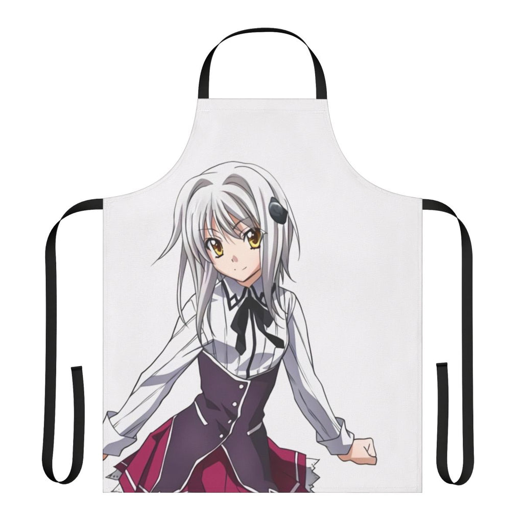 Koneko-inspired apron with an anime-style design, perfect for the kitchen