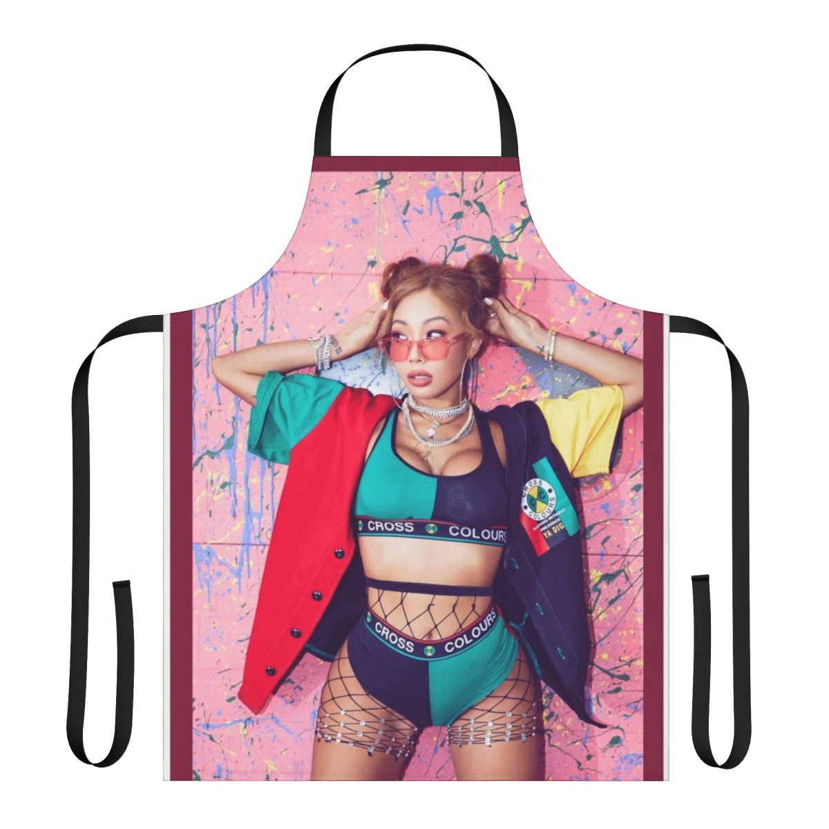 Vibrant and stylish korean-inspired apron
