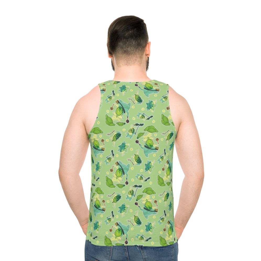 Korok pattern unisex tank top from The Legend of Zelda
