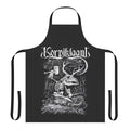 Korpiklaani-inspired heavy metal and folk metal design printed on a high-quality apron.