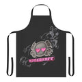 Korsakoff-inspired apron featuring a stylized electronic music logo