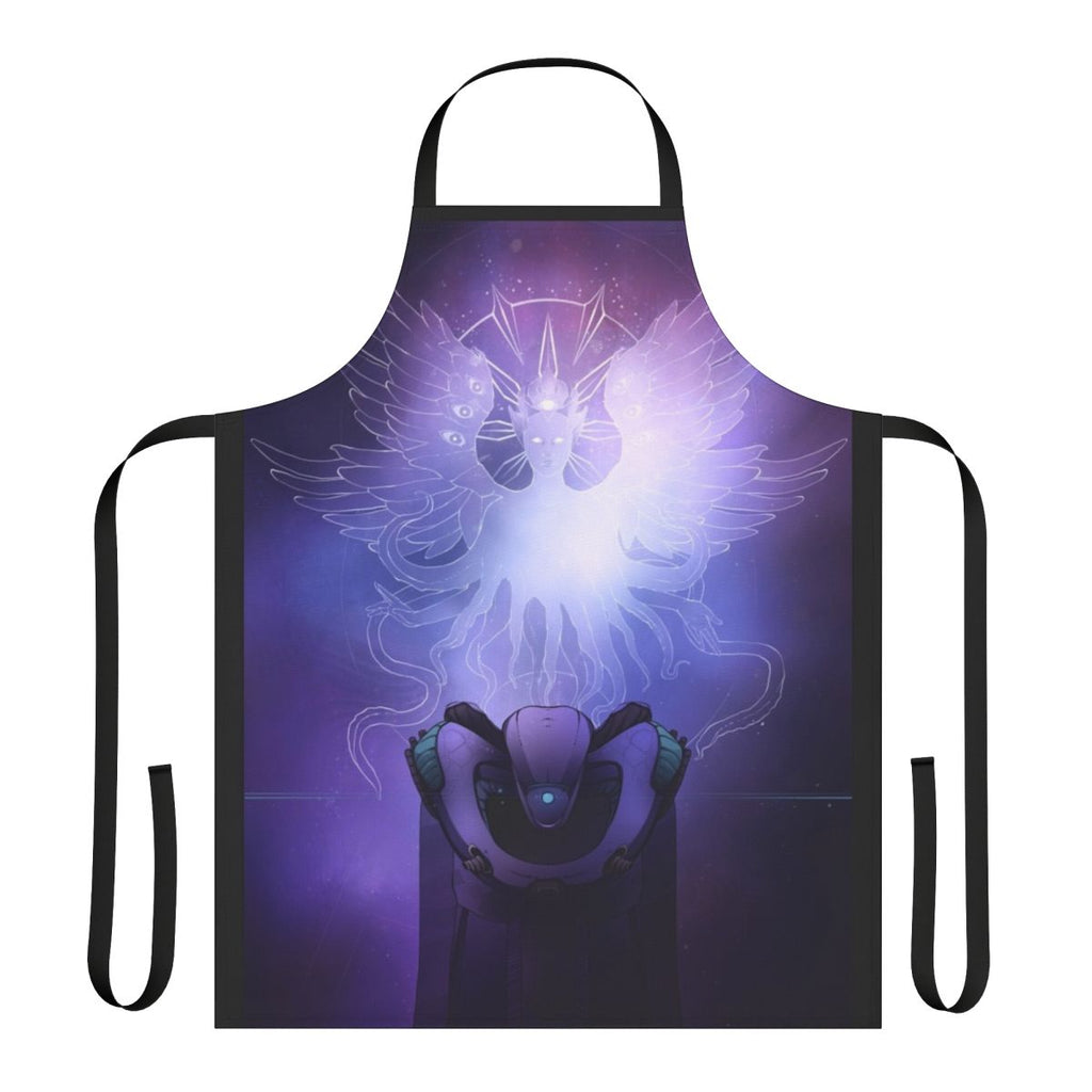 Kosh-inspired apron featuring Babylon 5 artwork