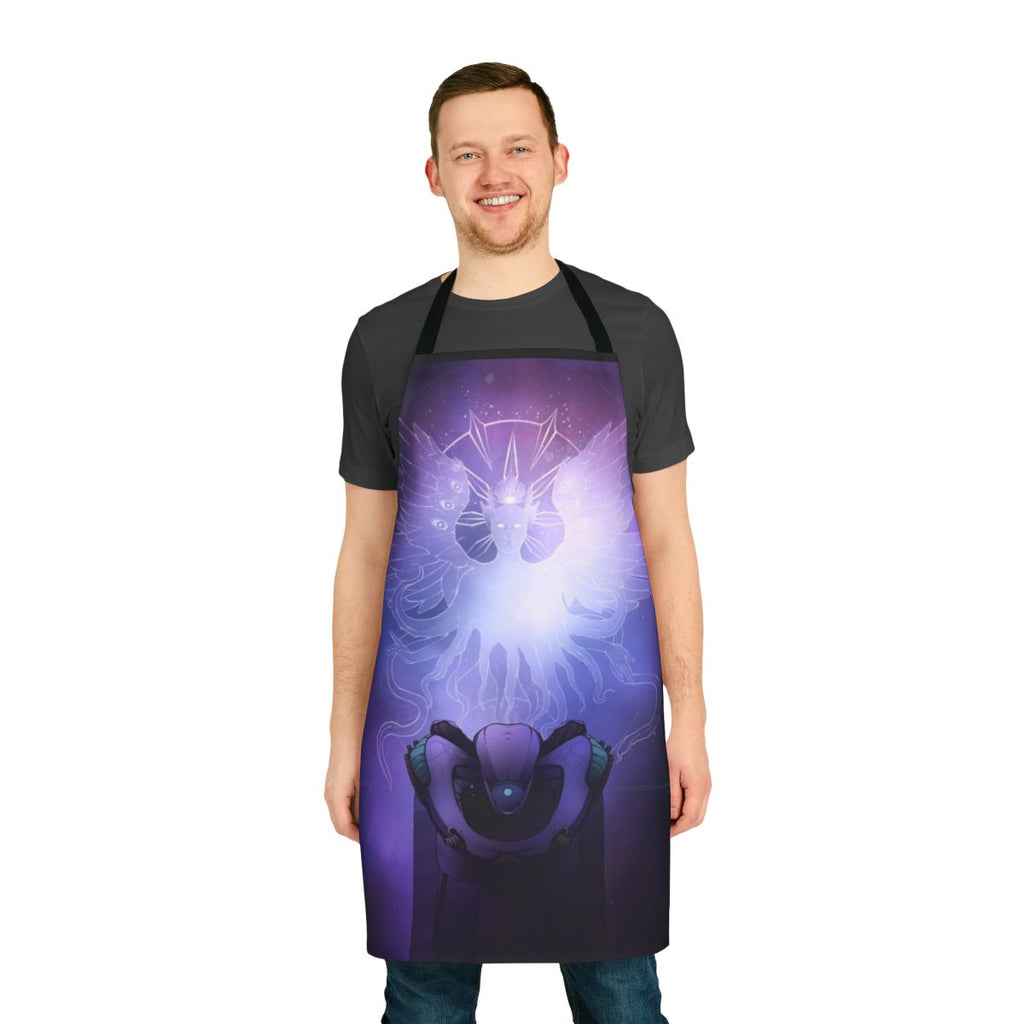 Kosh-inspired apron featuring Babylon 5 artwork