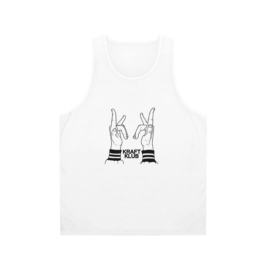 Kraftklub band unisex cotton tank top