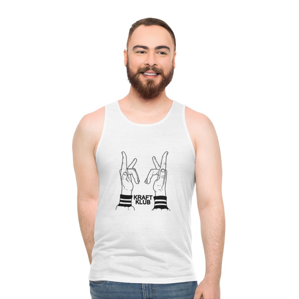 Kraftklub band unisex cotton tank top