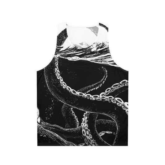 Kraken sea monster unisex tank top