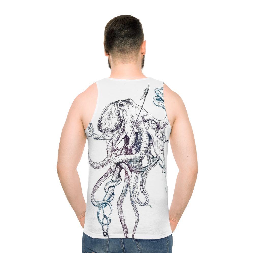 Kraken Unisex Tank Top with Nautical Design