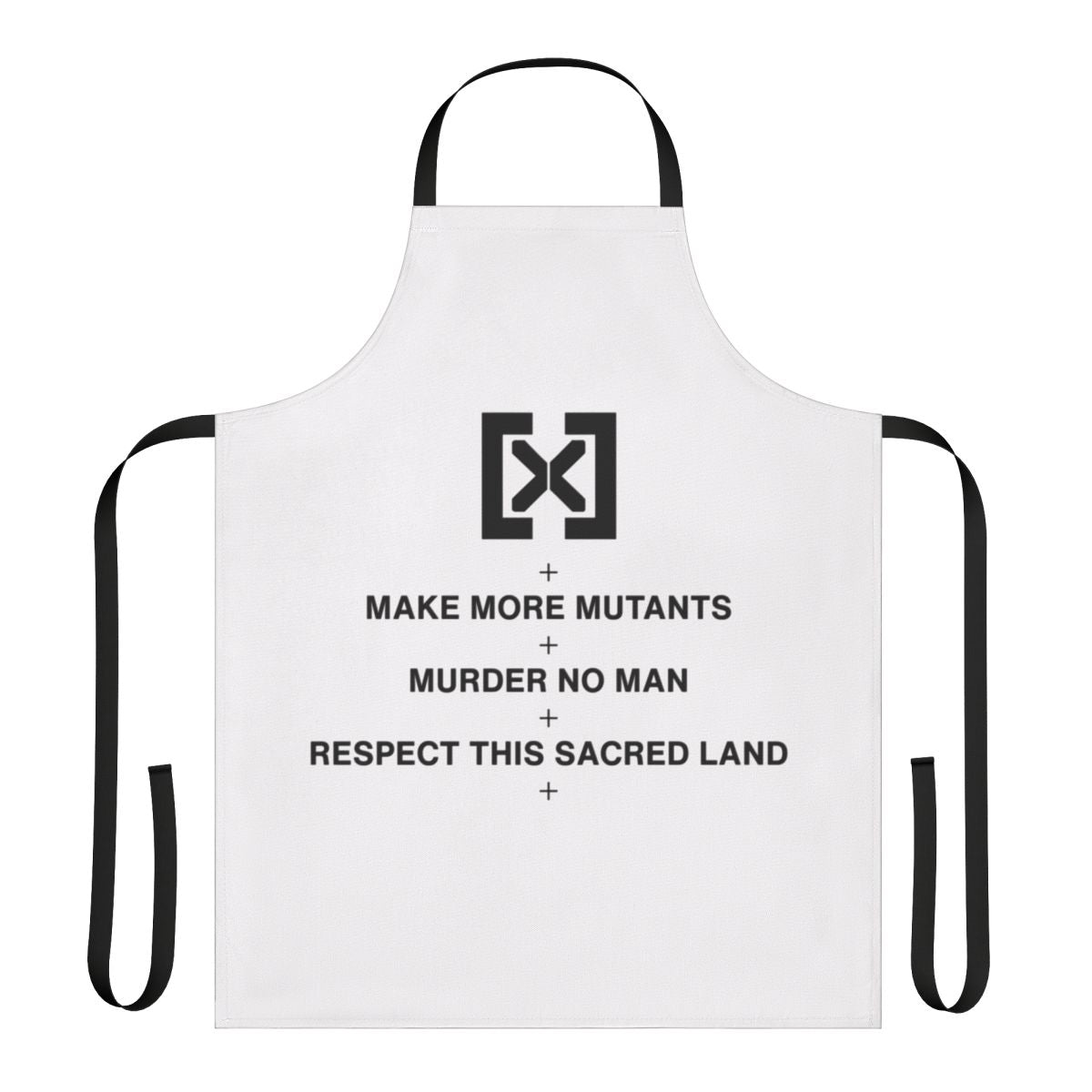 Krakoan mutant superhero apron featuring characters from Marvel's X-Men