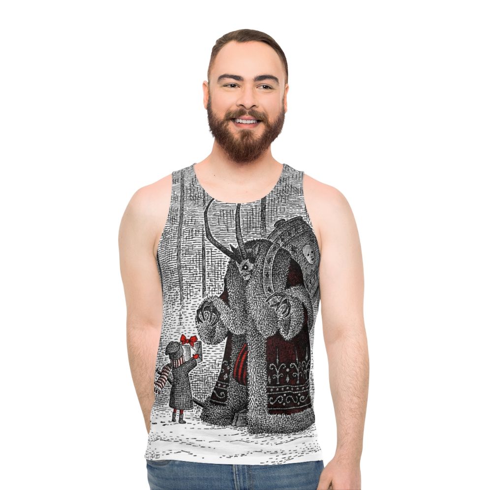 Krampus Christmas Unisex Tank Top