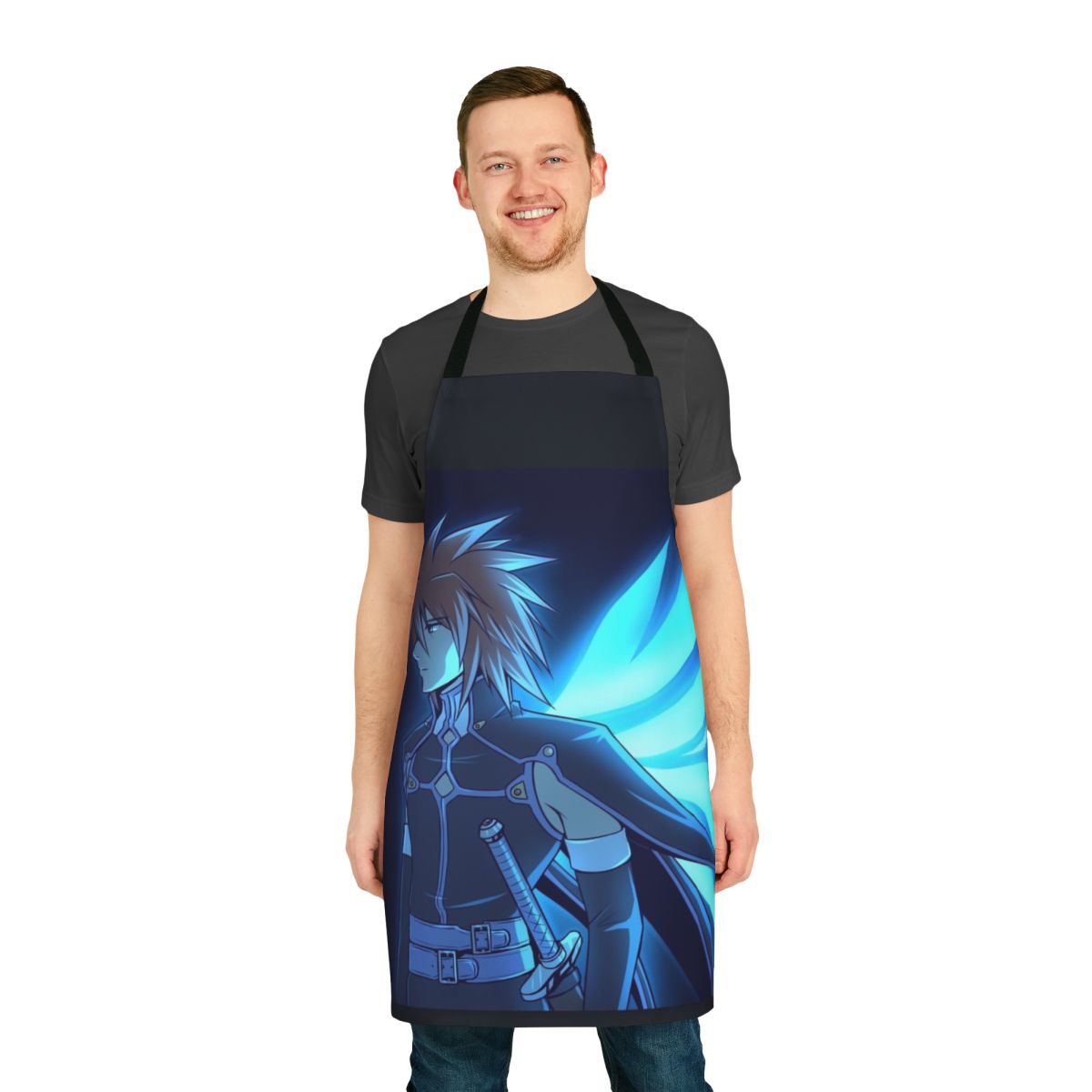 Kratos Aurion-themed apron for Tales of Symphonia cosplay and fan merchandise