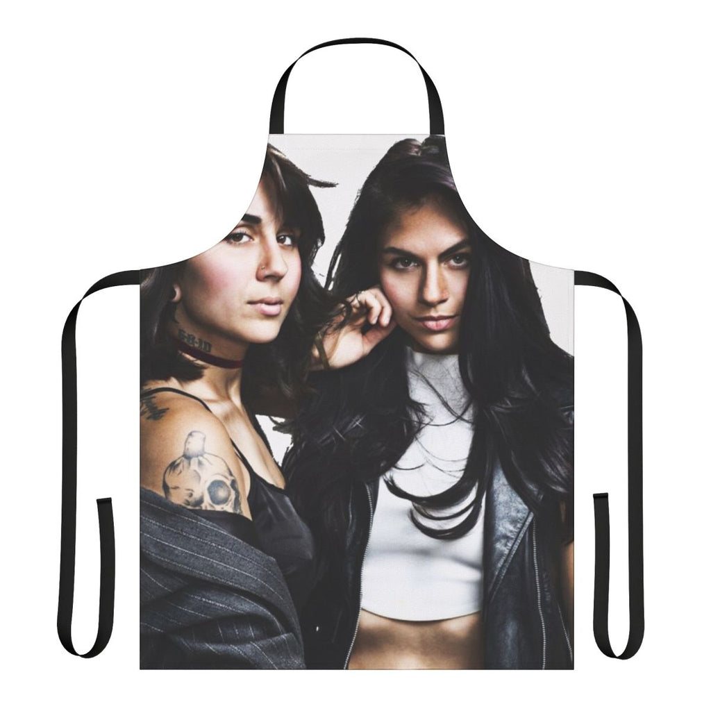 Krewella-inspired apron with electronic music design