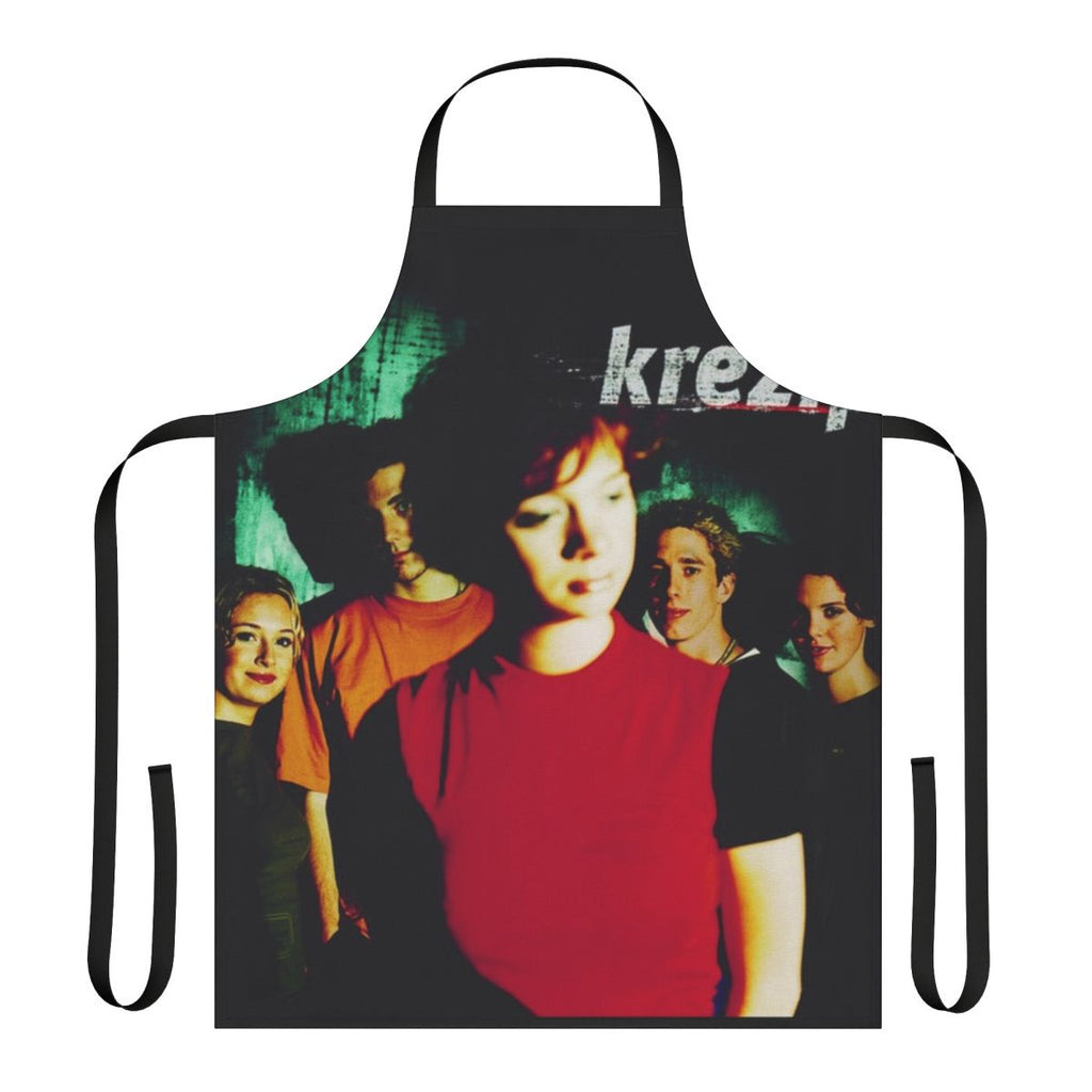 Krezip Dutch Pop Band Album Cover Design Printed on High-Quality Apron