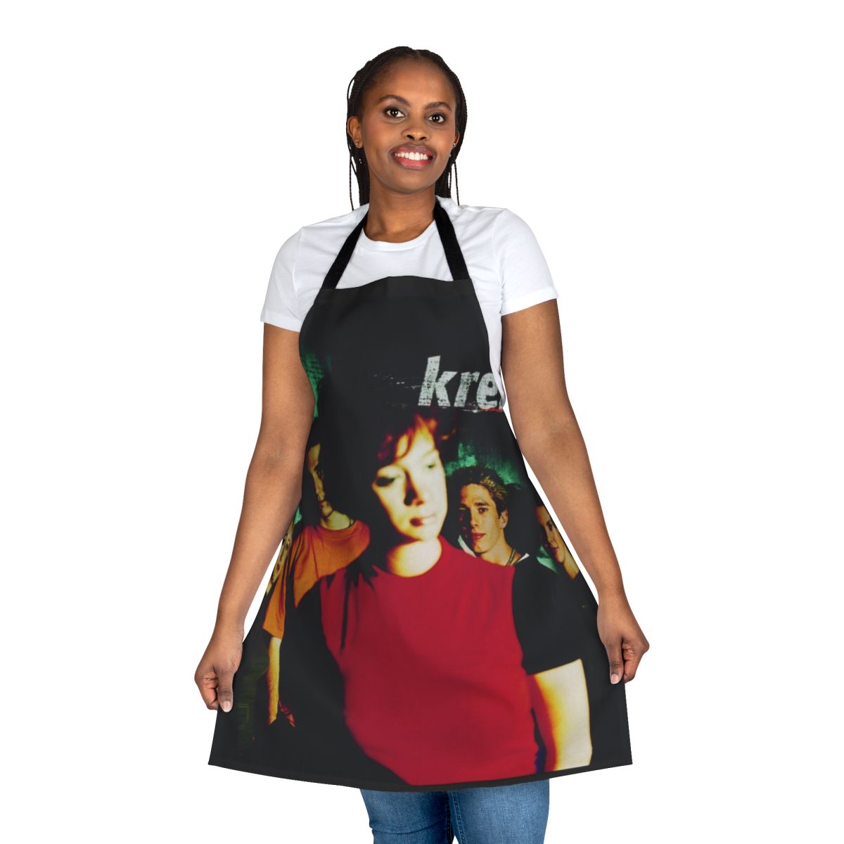 Krezip Dutch Pop Band Album Cover Design Printed on High-Quality Apron
