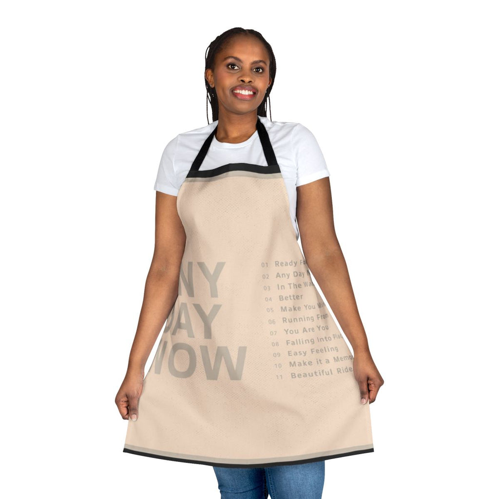 Krezip inspired apron featuring the band's logo and album artwork