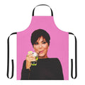 Kris Jenner inspired apron featuring a collage design of the Kardashian family