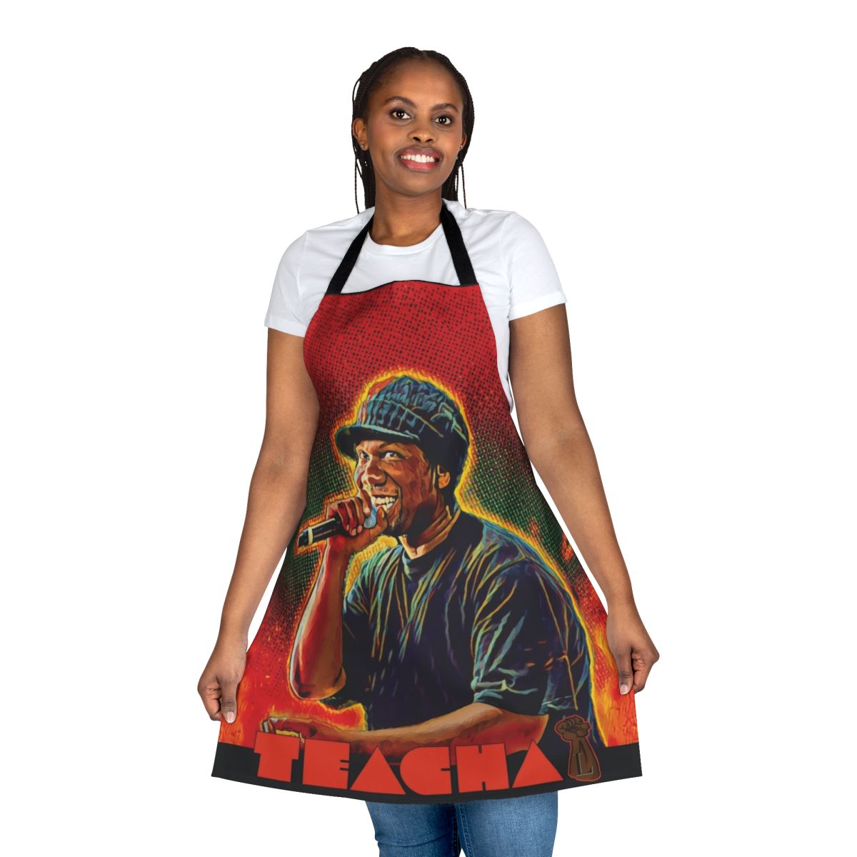KRS-One Inspired Apron for Fans of Hip Hop Music and Culture
