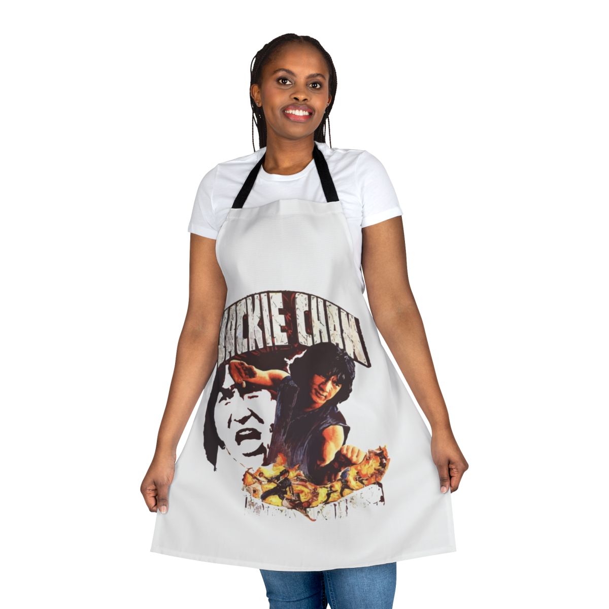 Apron featuring Jackie Chan in a young kung fu master role